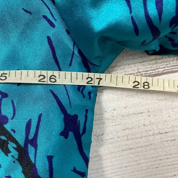 Venezia Vitale full zip lightweight multicolor multi print jacket sz 14/16 women - Picture 9 of 12